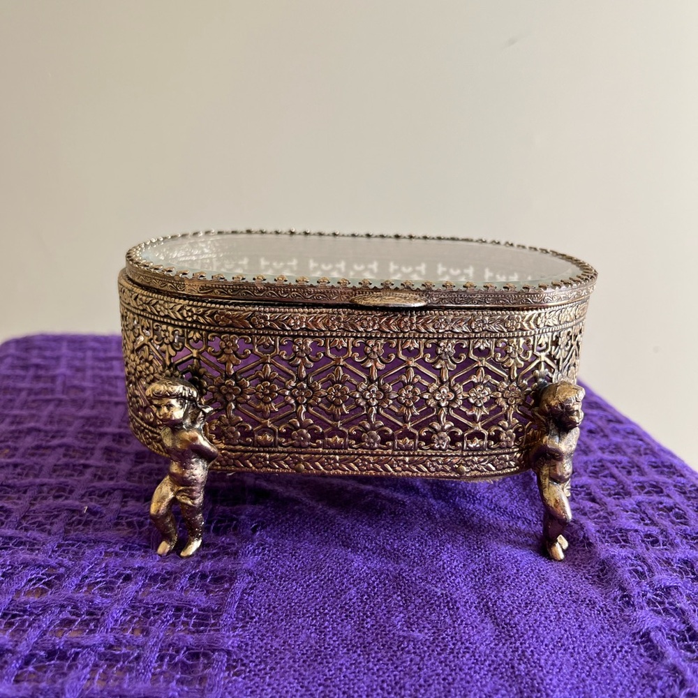 Vintage/antique ormolu box